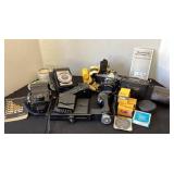 Nikon camera, Luna-Pro meter, Quantum Battery,