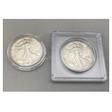 1942 & 1943D  Walking Liberty Half Dollars