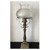 Frederick Cooper Lamp, 24" tall, works,heavy metal