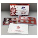 2003 US Mint Silver Proof Set