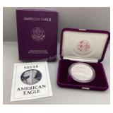 1987 US American Eagle one ounce silver coin