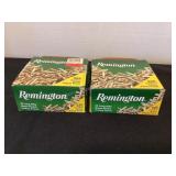 Two Boxes Remington 22 Long Rifle 525 Golden
