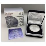 2006 Silver Eagle one Troy ounce fine silver coin