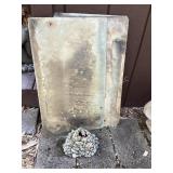 3 Slate Pieces (14x24") & decor