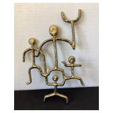 Brass Hawaiian Ohana Family Wall Art, 7x10 1/2"