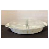 Pyrex Divided 1 1/2 quart casserole