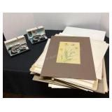 Picture mats, pictures & mat cutters