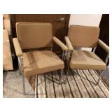 2 vintage Steelcase office chairs, 24 1/2x20x33"