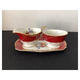 Old Foley James Kent Sugar & Creamer Set