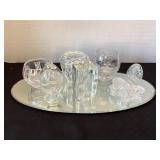 Faberge 7134 egg, Mirror, Crystal, butterfly