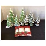 Department 56 Trees & Just Like Snow