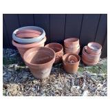 Garden pots & saucers
