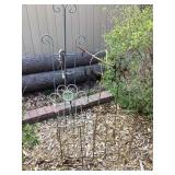 Metal trellises, kokopeli, orb & more