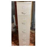Art Metal 5 drawer metal filing cabinet