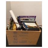 Box of Harry Potter Collectibles & Books