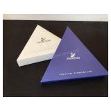 2000 & 2002 Swarovski Christmas Ornaments