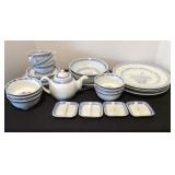 Blue & White Oriental Flare Dishes