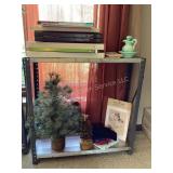 Metal Shelf, Christmas Decor, Games & More