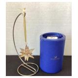 Swarovski Golden Shadow Star Ornament with Hanger