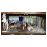 Shelf of Vases, Serving Accessories & More