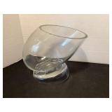 Colani glass tilted wine cooler