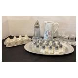 Limoges Creamer, mini S&P sets, sugar shaker &