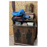 Storage Cabinet & Contents