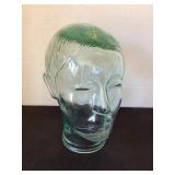 Glass Display Head, 9 1/2" tall