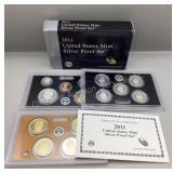 2011 US Mint Silver Proof Set