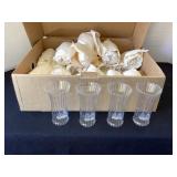 20 Elegant Glass 4" Tumblers/Vases