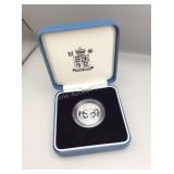 1999 United Kingdom Silver Proof One Pound Coin