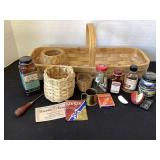 West Rindge Basket, miniatures, advertising