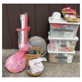 Plates, cups, silverware, table coverings & more