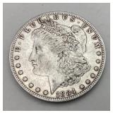 1884-O Morgan Silver Dollar