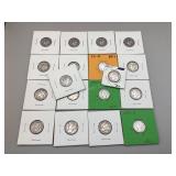 18 Mercury Dimes