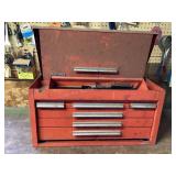Kennedy 26" toolbox with key & misc. contents