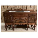 Antique Buffet & Contents