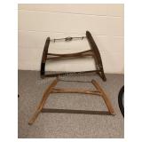 2 primitive buck saws