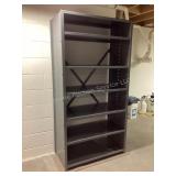 Metal shelving unit