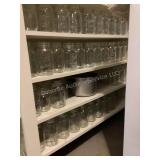 3 shelves of quart jars