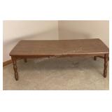 Vintage Coffee Table, 47 1/2x19 1/2x14 1/2" tall