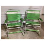 2 matching lawn chairs