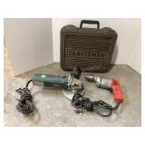 Craftsman scroll saw, grinder & Milwaukee 3/8"