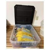 Tote of work gloves, over 20 pair