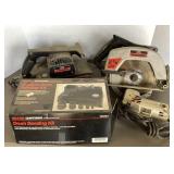 Craftsman sander, Craftsman skill saw, B&D jig