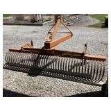 Woods LR106 Landscape Rake with 3 pt. Mount