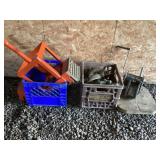 Hand winch, lawnmower wheels & more