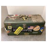 20" Metal Toolbox & Misc. contents