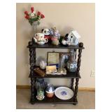 Vintage shelf & contents