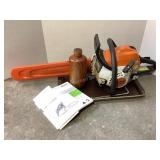 Stihl MS 211C Chainsaw, pulls easily